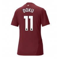 Manchester City Jeremy Doku #11 Replika Tredje Tröja Dam 2024-25 Kortärmad